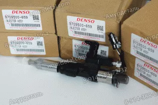 Форсунка 095000-6593 Hino 500 Ranger Kobelco SK330-8 SK350 J08E Denso 23670-Е0010 оригинал