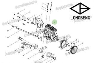 ТНВД BP20258 1000943136 BH6P120R WD615 LongBeng