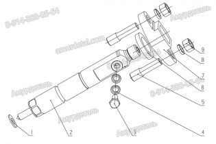 Форсунка G4500-1112020 KBEL-P004C YC4G180-20 G08LA Yuchai 