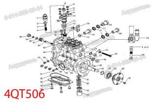 ТНВД 4QT506 BH4QT95R9 4105 BQ2000 49KW