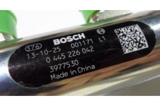 Рампа топливная Cummins 6ISBe 6ISDe QSB6.7  Bosch 0445226042, 3977530, 3978448, 4937282, 0 445 226 042